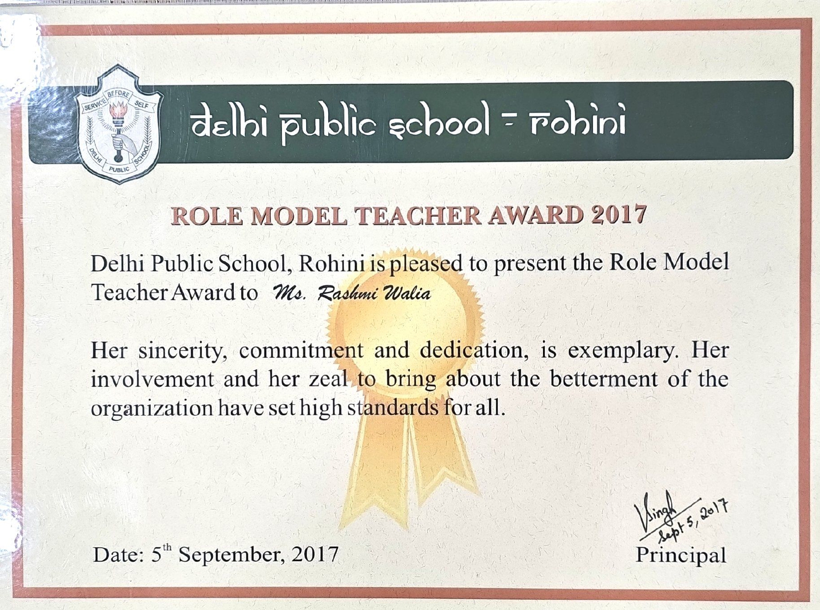 Best Educator Award